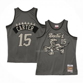 Maillot Toronto Raptors Vince Carter NO 15 Mitchell & Ness 1994-95 Gris