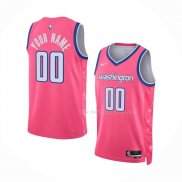 Maillot Washington Wizards Personnalise Ville 2022-23 Rosa