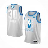 Maillot All Star 2022 Golden State Warriors Stephen Curry NO 30 Gris