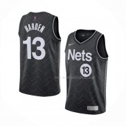 Maillot Brooklyn Nets James Harden NO 13 Earned 2020-21 Noir