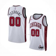 Maillot Chicago Bulls Personnalise Ville 2022-23 Blanc