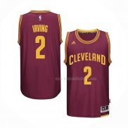 Maillot Cleveland Cavaliers Kyrie Irving NO 2 Retro Rouge