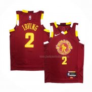 Maillot Cleveland Cavaliers Kyrie Irving NO 2 Ville Rouge