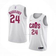 Maillot Cleveland Cavaliers Lauri Markkanen NO 24 Association 2022-23 Blanc