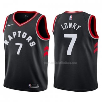 Maillot Enfant Toronto Raptors Kyle Lowry NO 7 Statement 2017-18 Noir