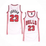 Maillot Femme Chicago Bulls Michael Jordan NO 23 Icon Blanc