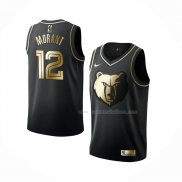 Maillot Golden Edition Memphis Grizzlies Ja Morant NO 12 Noir