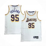 Maillot Los Angeles Lakers Juan Toscano-Anderson NO 95 Association 2021-22 Blanc