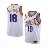 Maillot Phoenix Suns Yuta Watanabe NO 18 Association 2023-24 Blanc