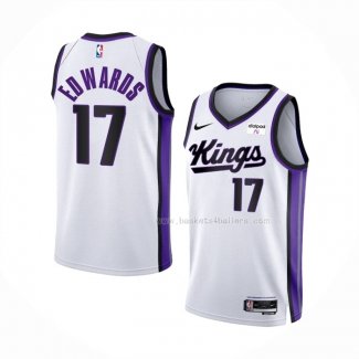 Maillot Sacramento Kings Kessler Edwards NO 17 Association 2023-24 Blanc