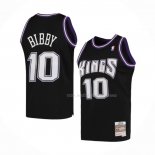 Maillot Sacramento Kings Mike Bibby NO 10 Mitchell & Ness 2001-02 Noir