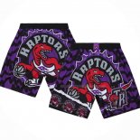 Short Toronto Raptors Mitchell & Ness Noir Volet